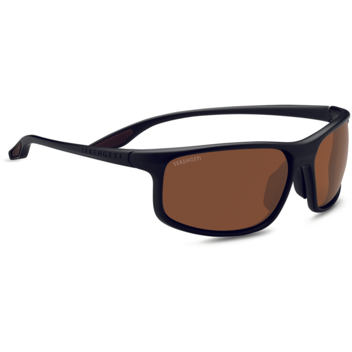 Serengeti Levanzo Sunglasses  Dark Rootbeer Sanded One Size