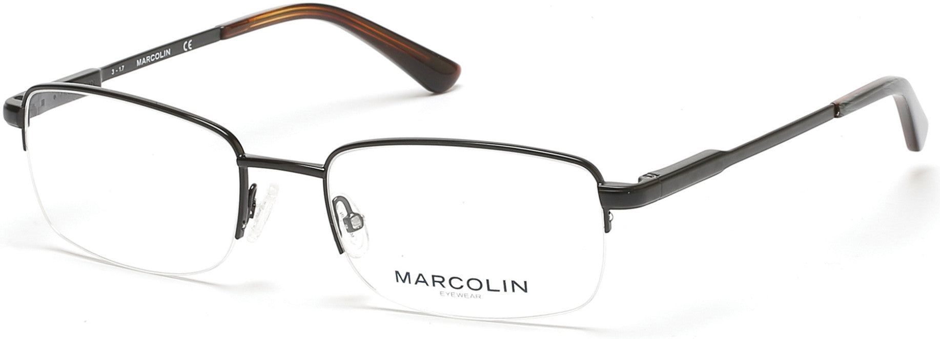 Marcolin MA3002 Eyeglasses 032-001 - Shiny Black