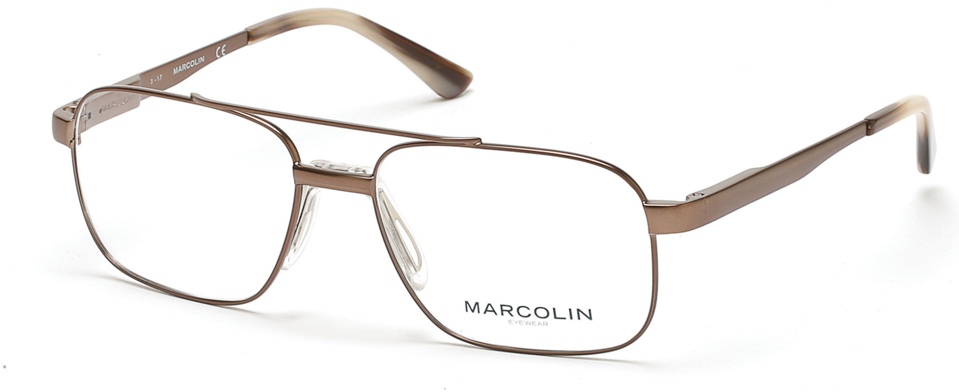 Marcolin MA3005 Eyeglasses 049-049 - Matte Dark Brown
