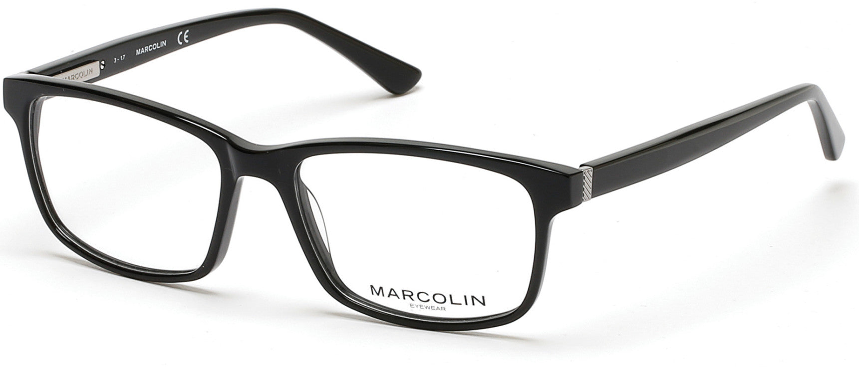 Marcolin MA3011 Eyeglasses 001-001 - Shiny Black