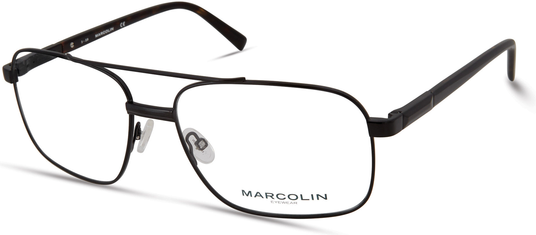 Marcolin MA3022 Navigator Eyeglasses 001-001 - Shiny Black