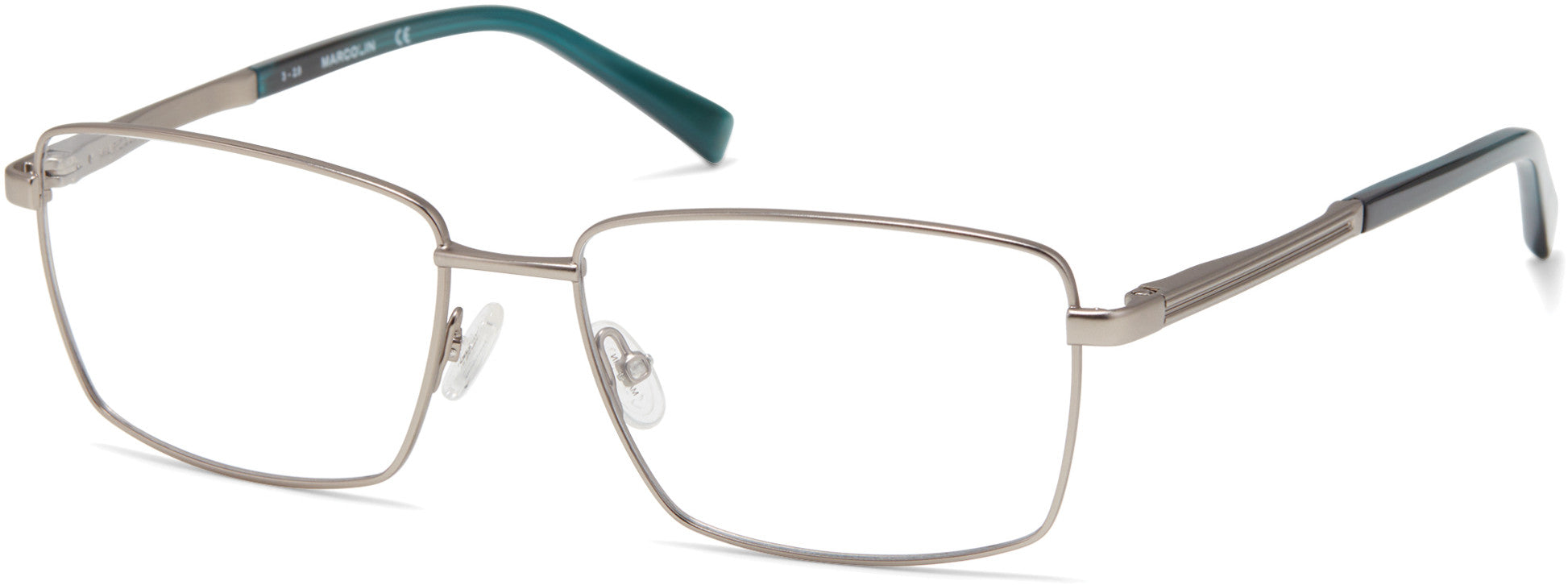 Marcolin MA3023 Square Eyeglasses 009-009 - Matte Gunmetal