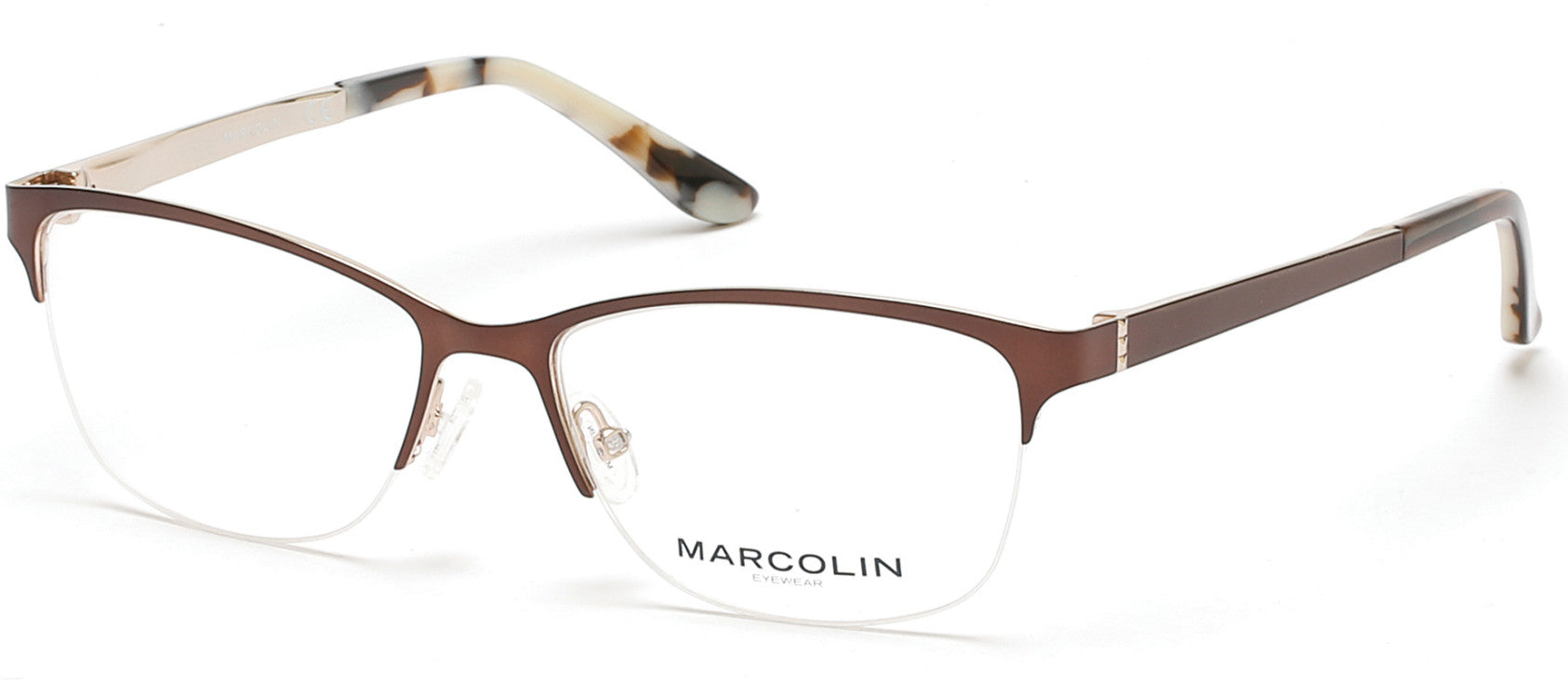 Marcolin MA5001 Eyeglasses 047-047 - Light Brown