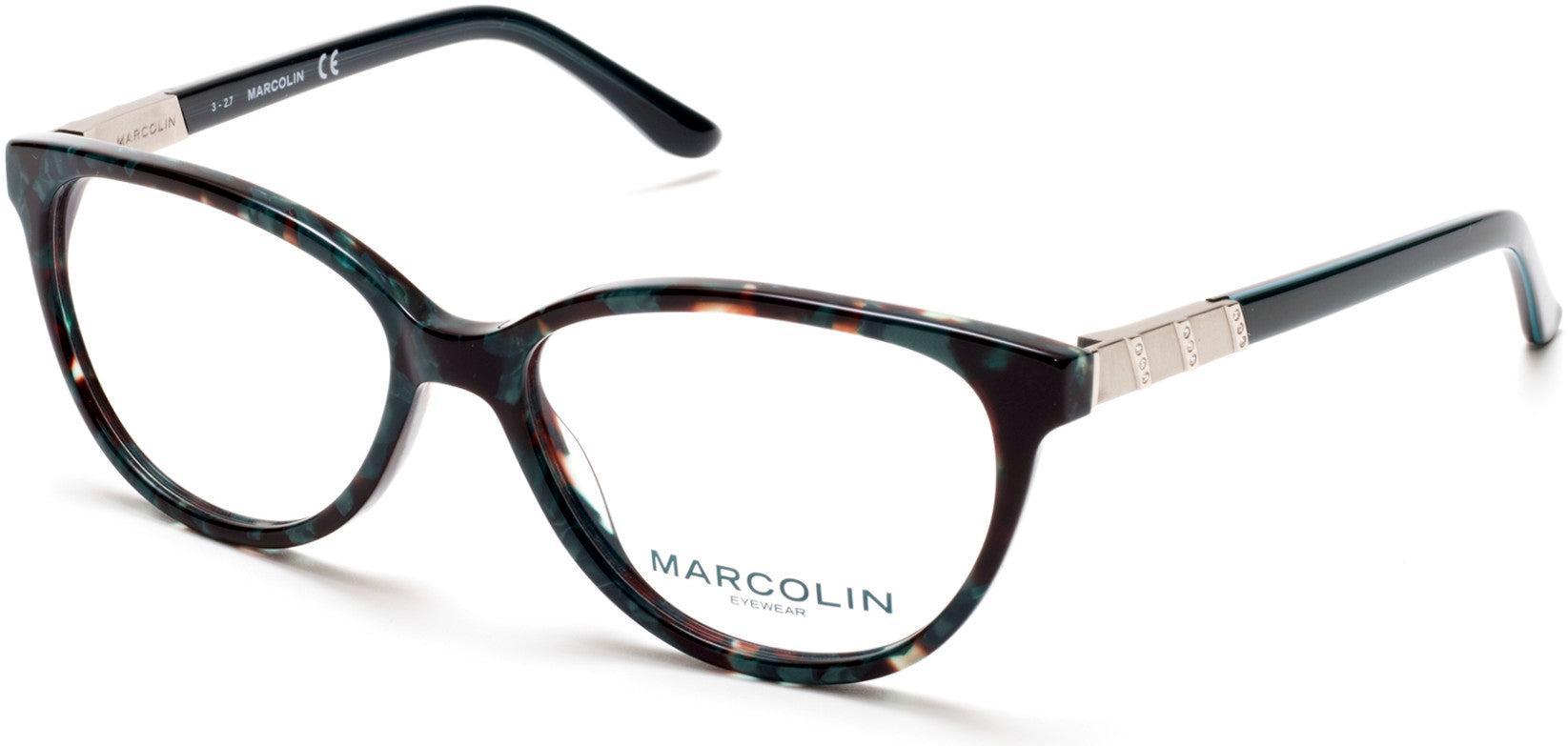 Marcolin MA5012 Cat Eyeglasses 089-089 - Turquoise
