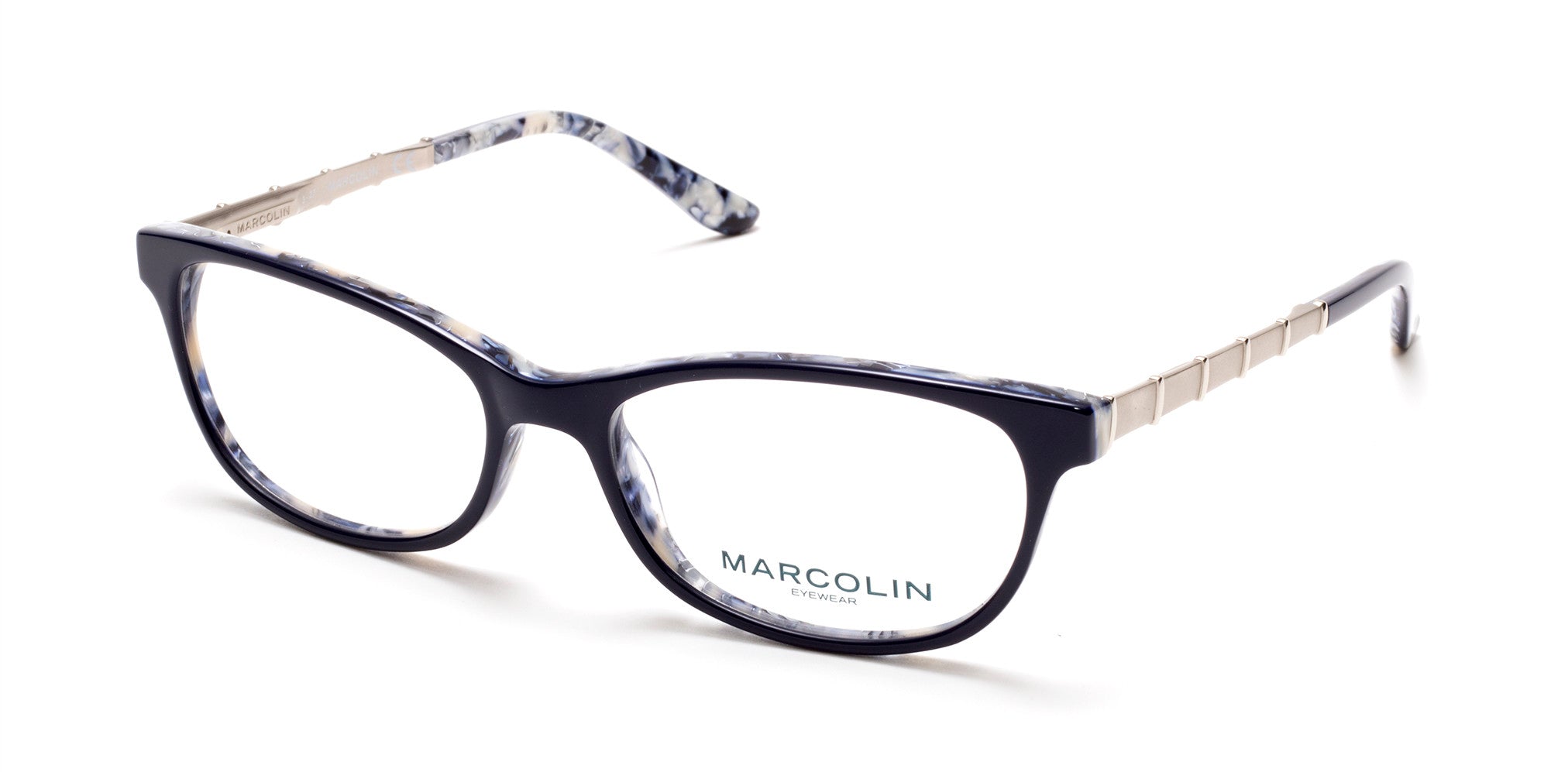 Marcolin MA5014 Oval Eyeglasses 092-092 - Blue