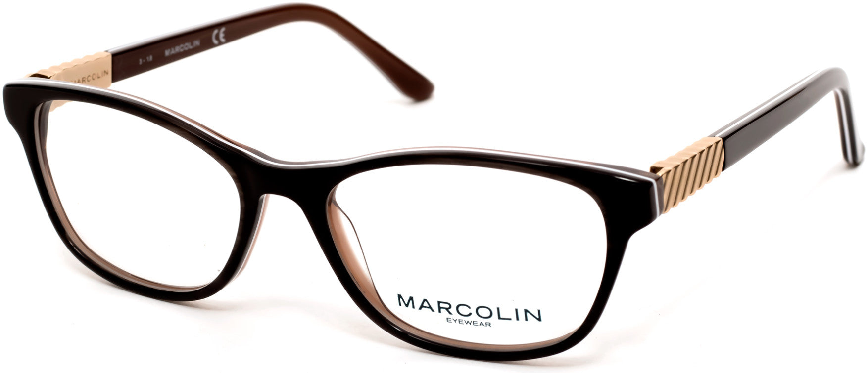 Marcolin MA5016 Geometric Eyeglasses 020-020 - Grey