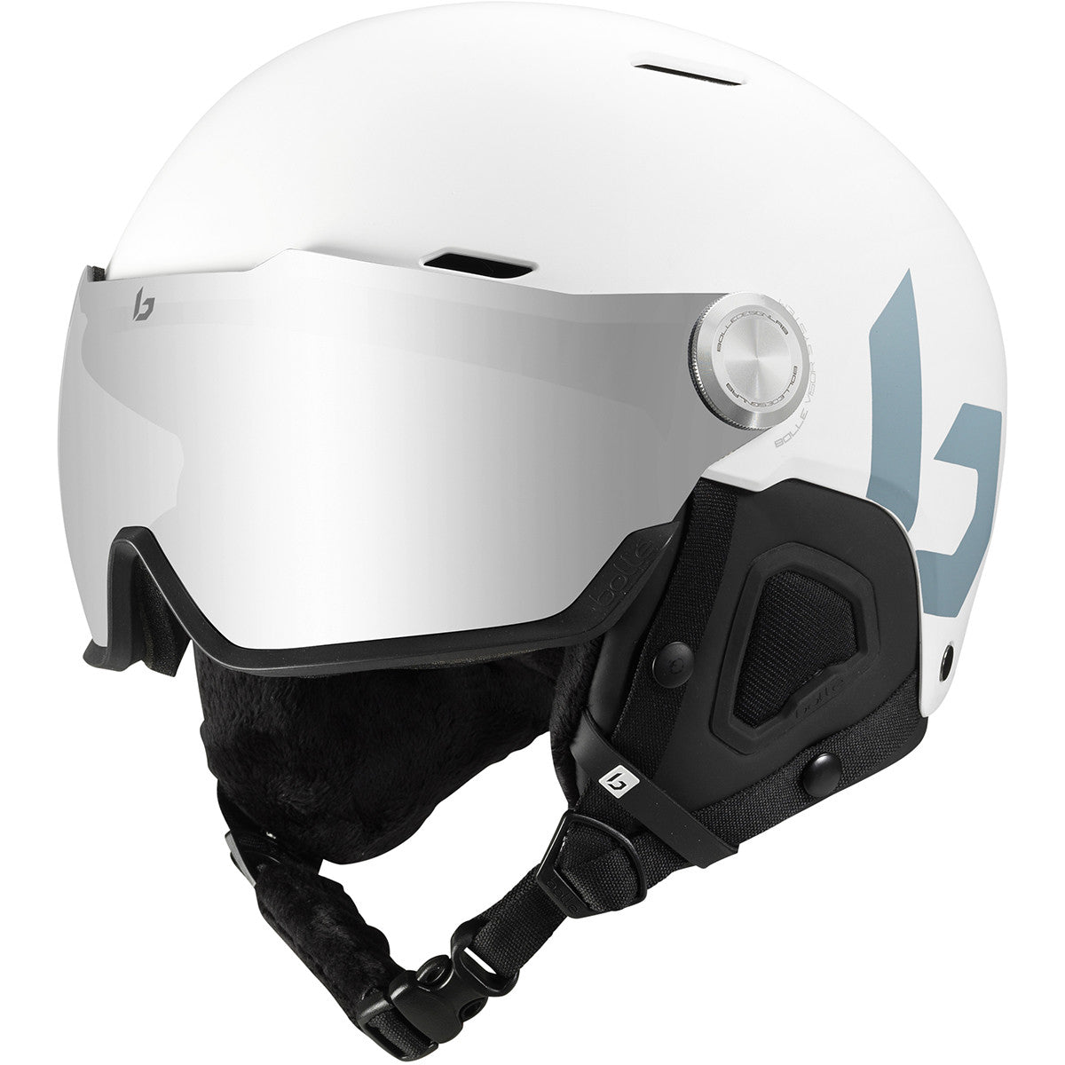 Bolle Might Visor Snow Helmet  Offwhite Matte Small S 52-55