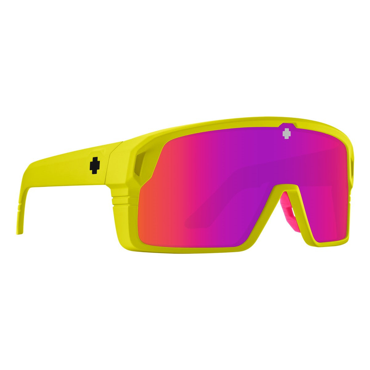 Spy Monolith Sunglasses  Matte Neon Yellow 138-00-147mm L-XL 57-60