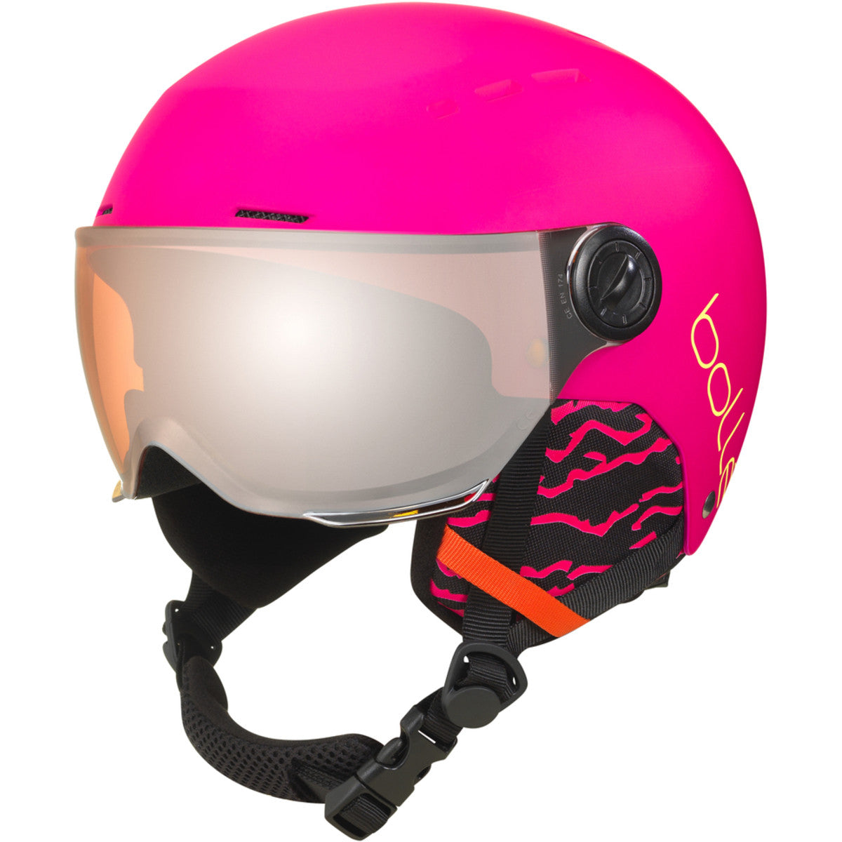 Bolle Quiz Visor Snow Helmet  Hot Pink Matte Small S 52-55