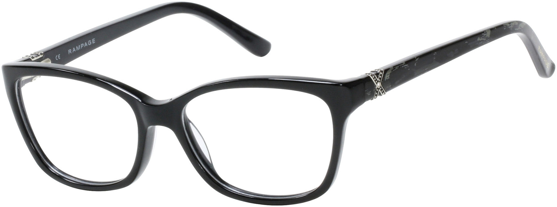 Rampage RA0193 Eyeglasses B84-B84 - Black