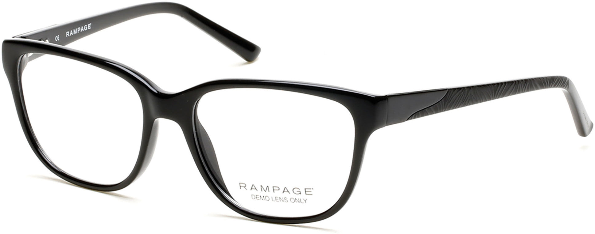 Rampage RA0195 Eyeglasses 001-001 - Shiny Black
