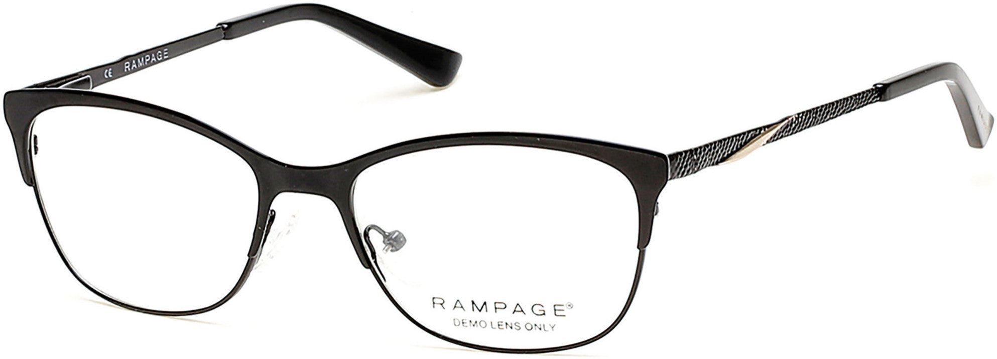 Rampage RA0196 Eyeglasses 001-001 - Shiny Black