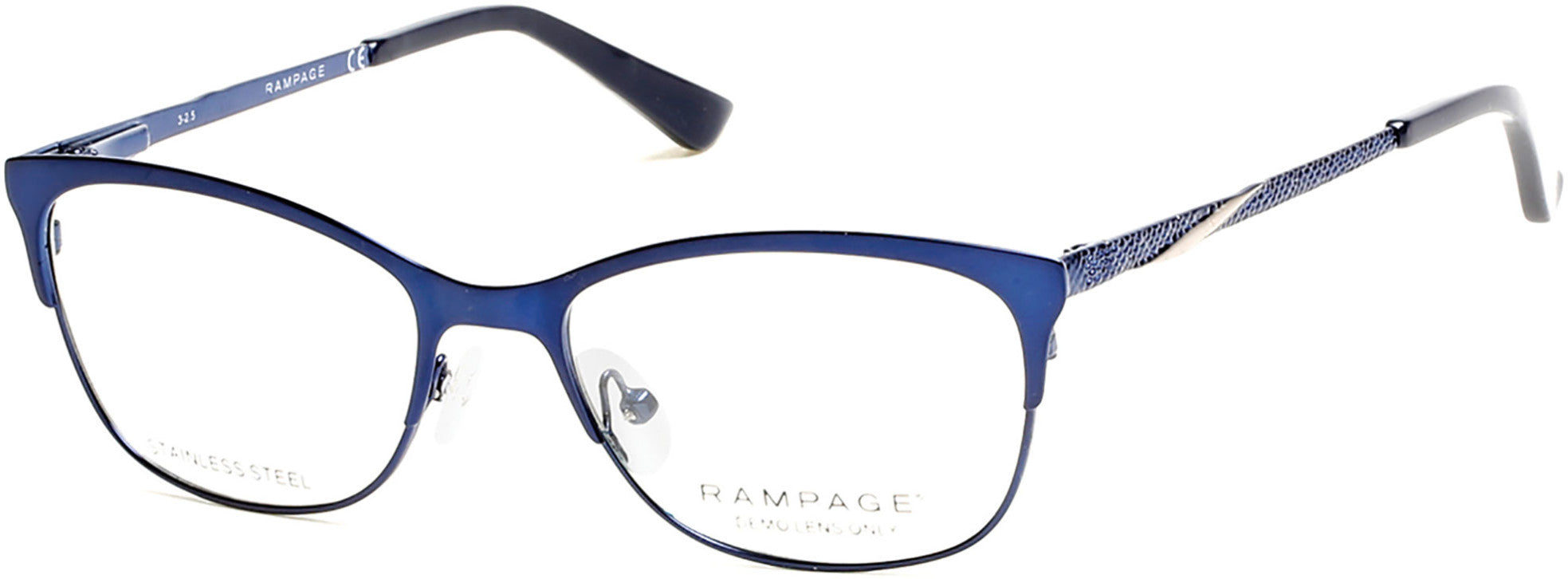 Rampage RA0196 Eyeglasses 090-090 - Shiny Blue