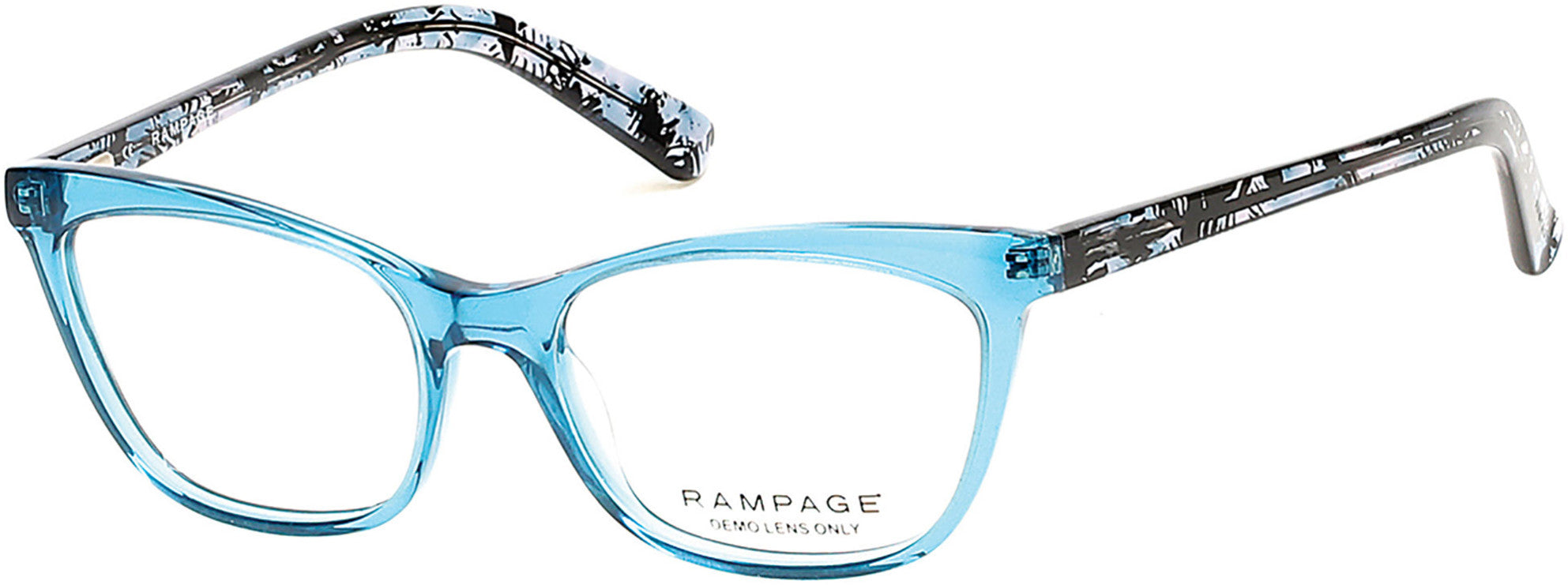 Rampage Geometric RA0198 Eyeglasses 092-092 - Blue/other