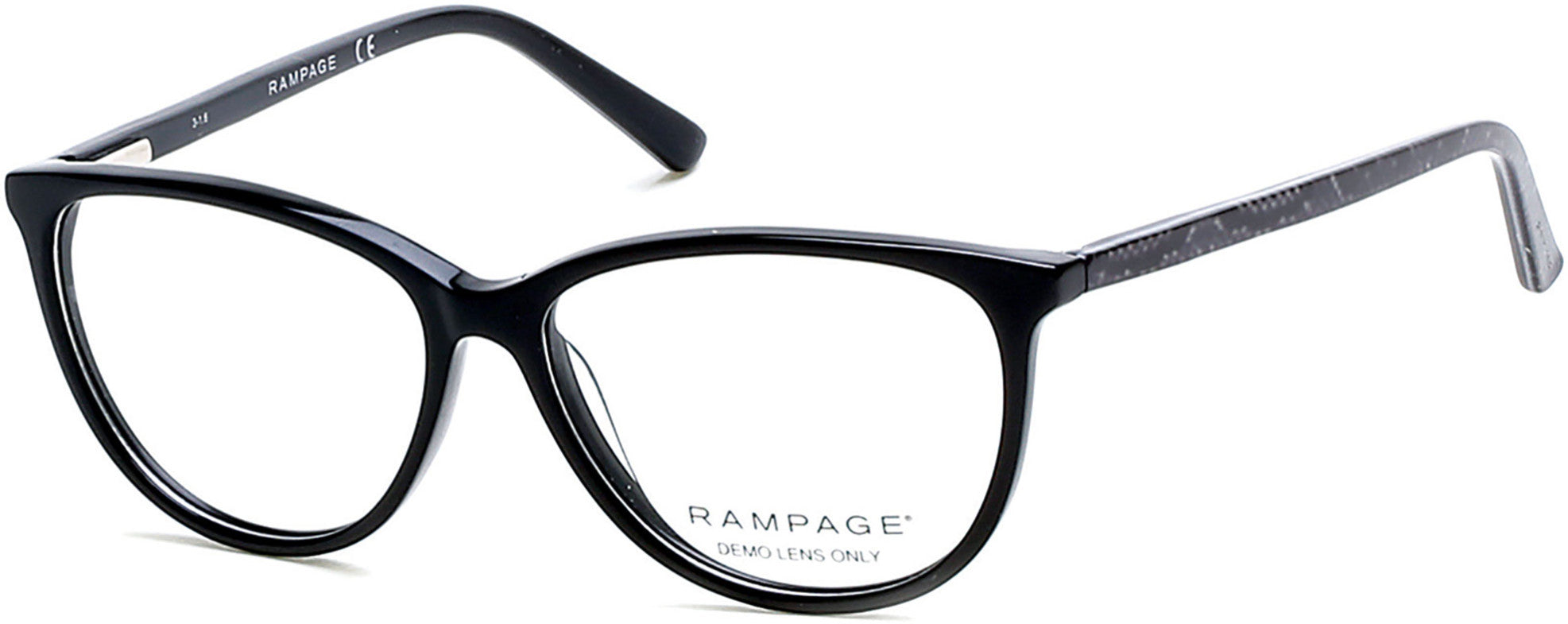 Rampage Round RA0201 Eyeglasses 005-005 - Black/other