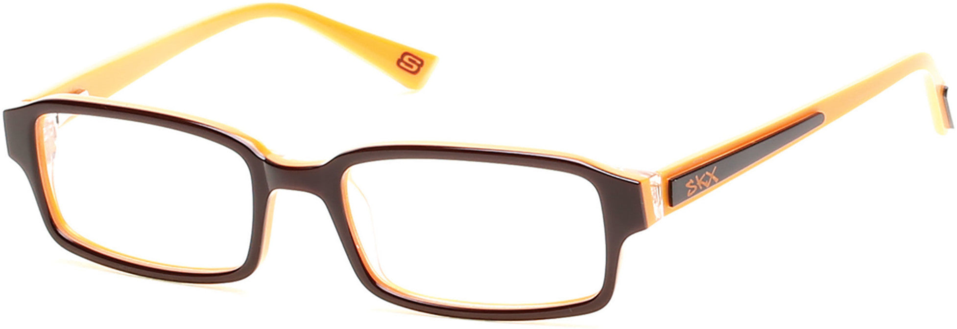 Skechers SE1117 Eyeglasses 048-048 - Shiny Dark Brown