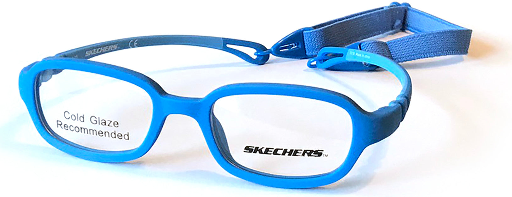 Skechers SE1170 Rectangular Eyeglasses 091-091 - Matte Blue