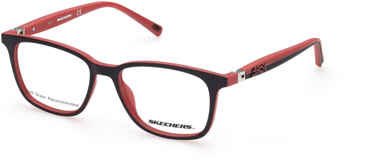 Skechers SE1174 Rectangular Eyeglasses 002-002 - Matte Black