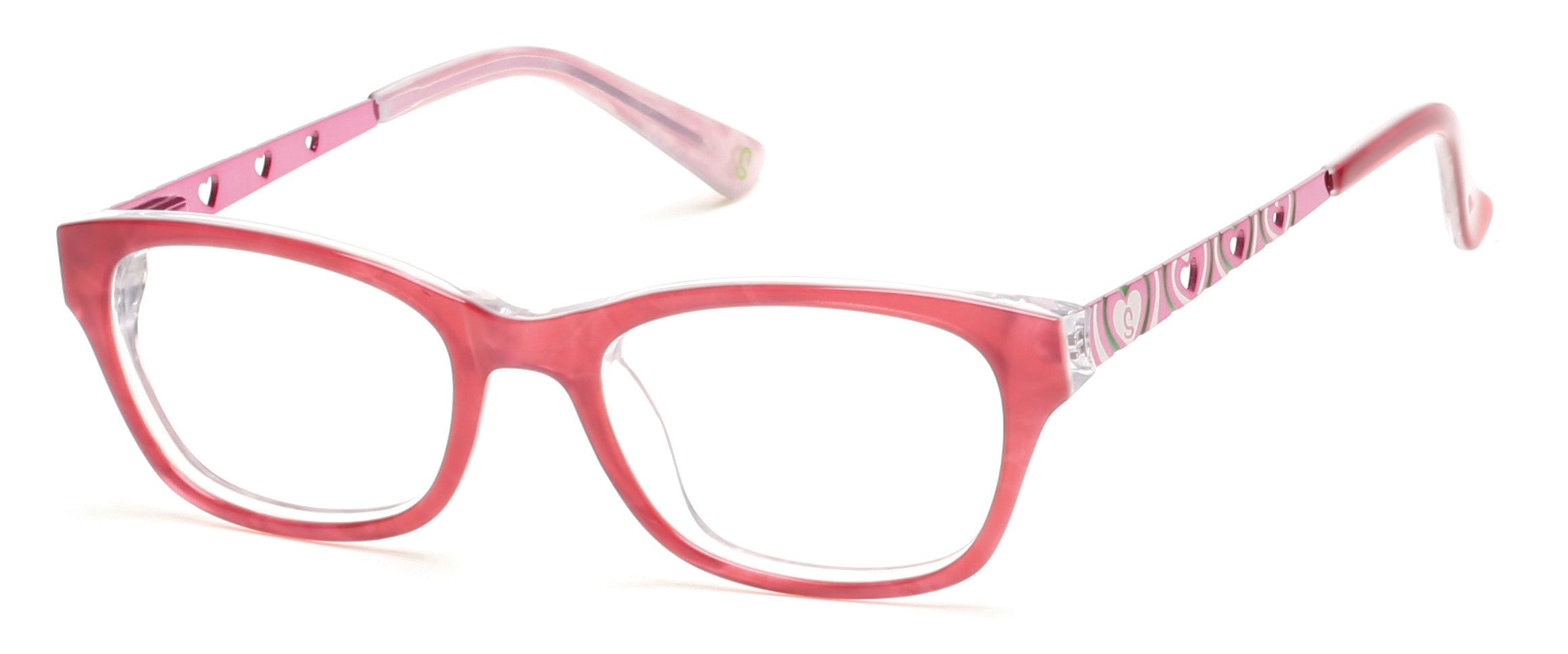 Skechers SE1601 Eyeglasses 072-072 - Shiny Pink