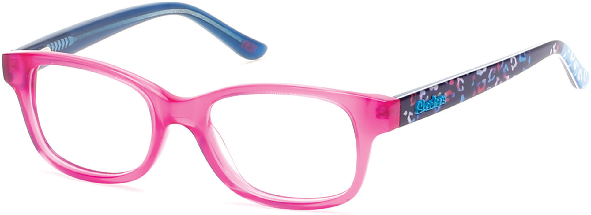 Skechers SE1604 Eyeglasses 075-075 - Shiny Fuxia