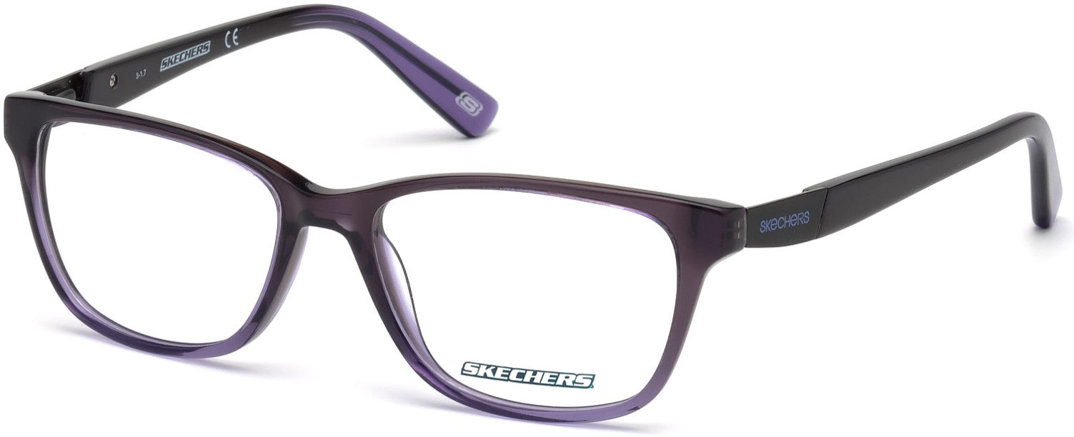 Skechers SE2133 Square Eyeglasses 005-005 - Black