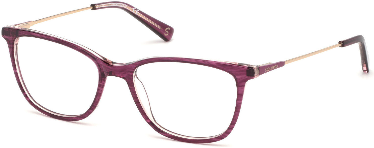 Skechers SE2142 Geometric Eyeglasses 083-083 - Violet