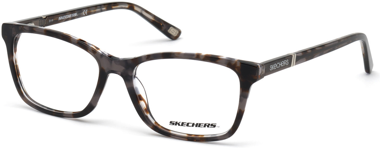 Skechers SE2154 Rectangular Eyeglasses 005-005 - Black
