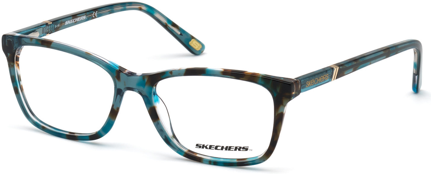 Skechers SE2154 Rectangular Eyeglasses 092-092 - Blue