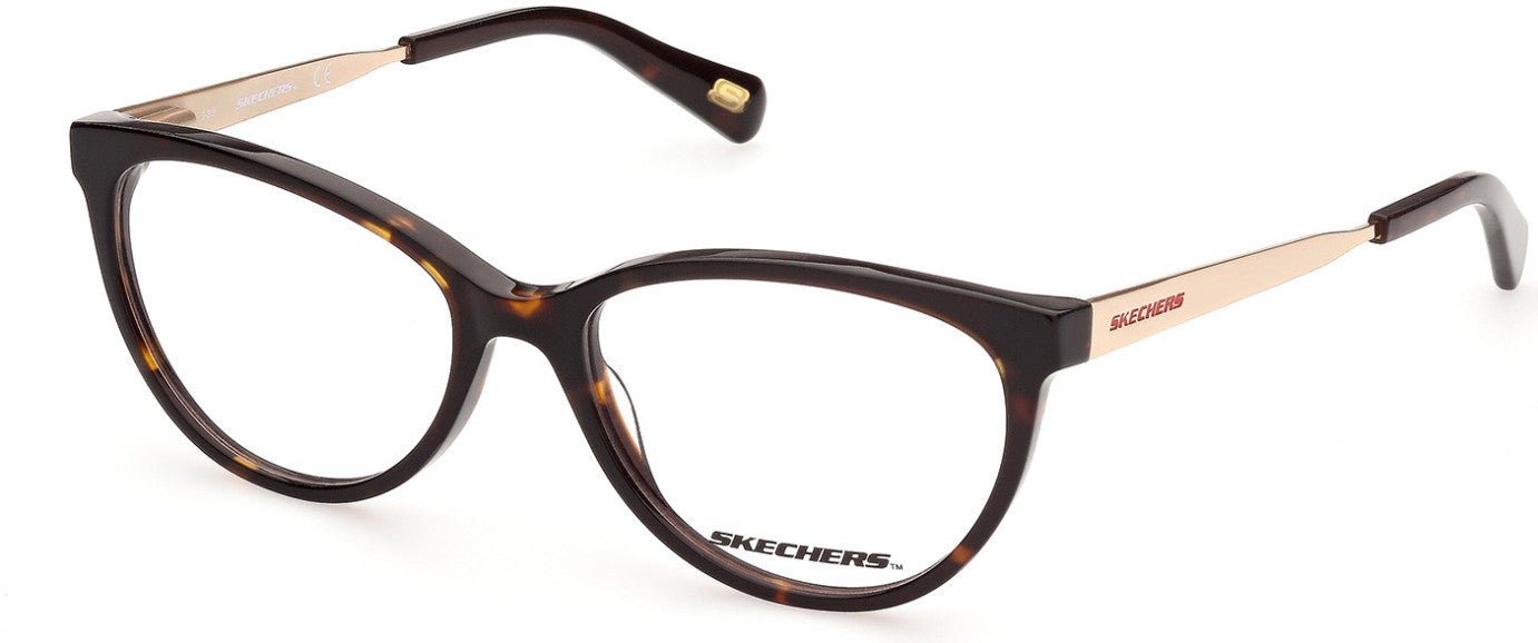 Skechers SE2169 Cat Eyeglasses 052-052 - Dark Havana