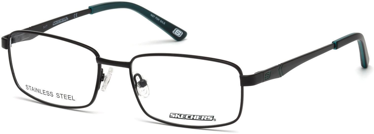 Skechers SE3211 Square Eyeglasses 002-002 - Matte Black