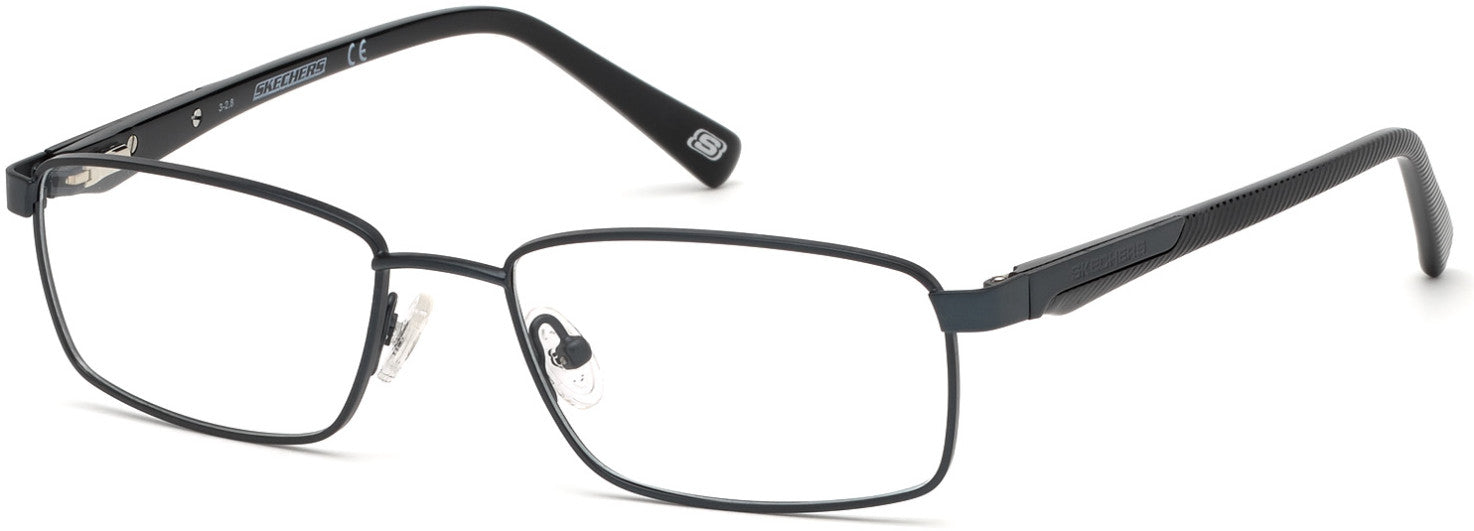 Skechers SE3232 Geometric Eyeglasses 002-002 - Matte Black