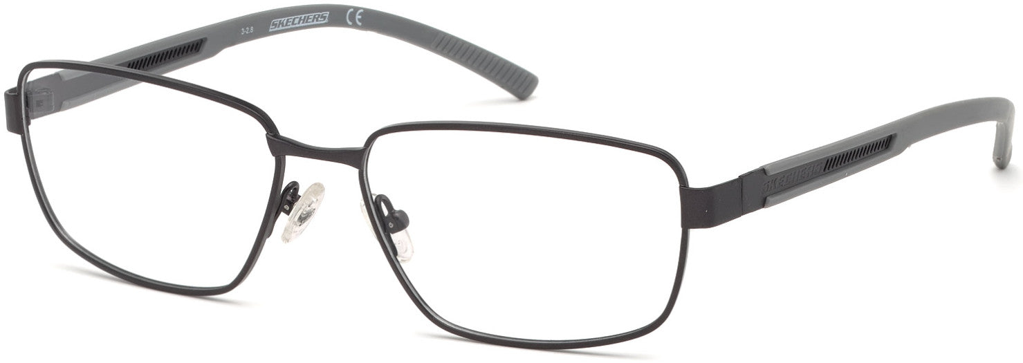 Skechers SE3234 Rectangular Eyeglasses 002-002 - Matte Black