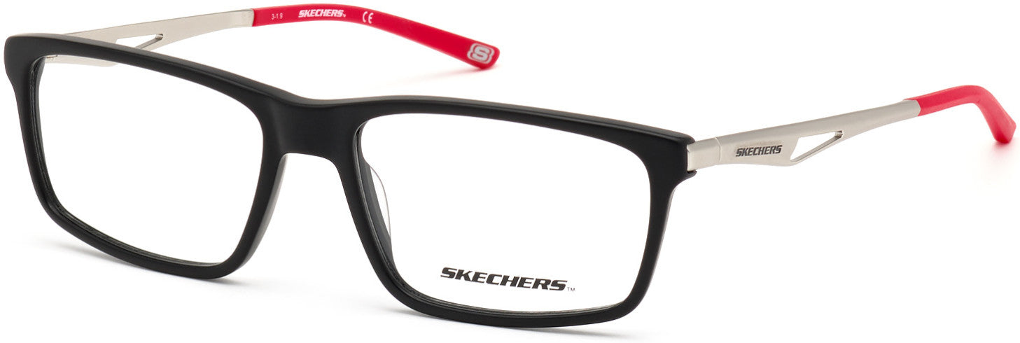 Skechers SE3245 Rectangular Eyeglasses 002-002 - Matte Black