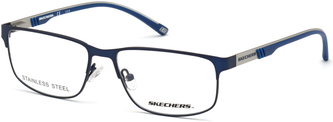 Skechers SE3270 Rectangular Eyeglasses 091-091 - Matte Blue