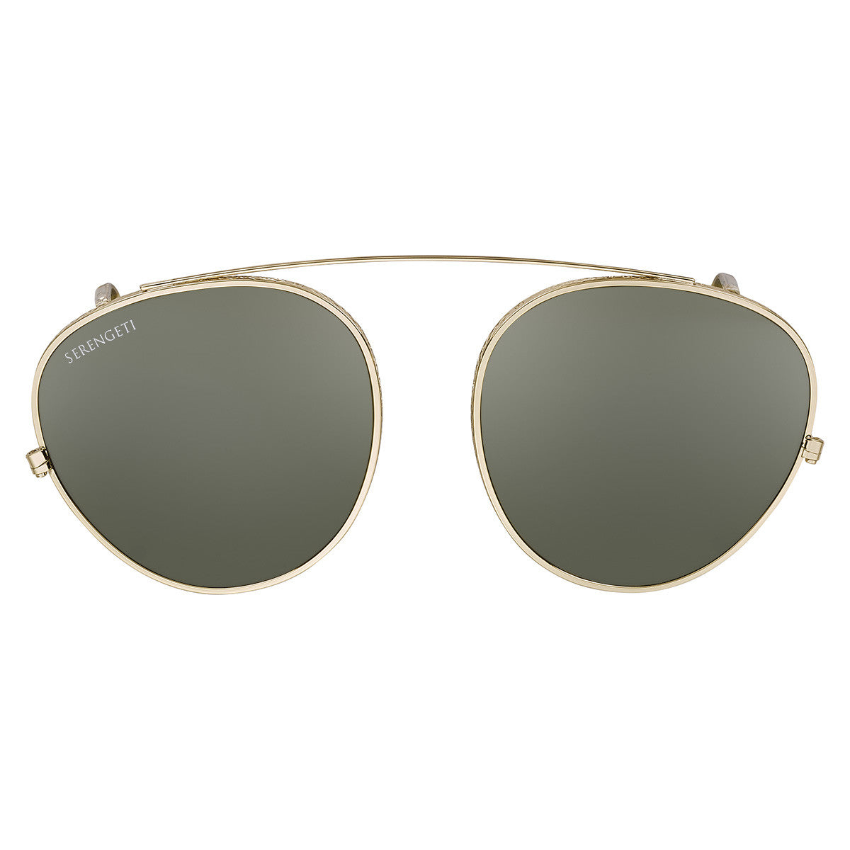 Serengeti SERENGETI CLIP ON Eyeglasses  Shiny Light Gold Small, Small-Medium, Medium, Medium-Large, Large
