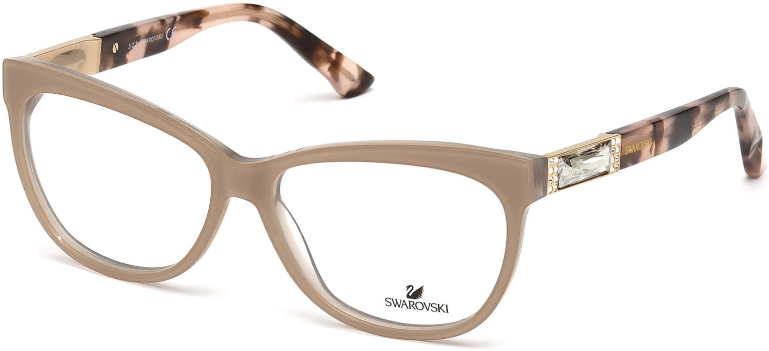 Swarovski SK5091 Doris Cat Eyeglasses 072-072 - Shiny Pink