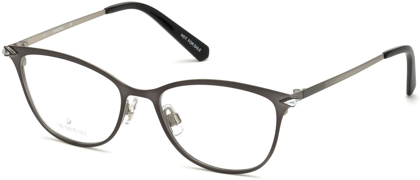 Swarovski SK5246 Rectangular Eyeglasses 001-001 - Shiny Black