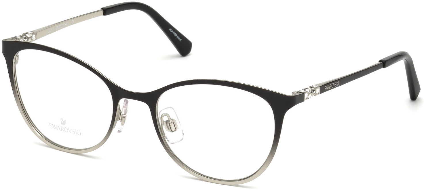 Swarovski SK5248 Cat Eyeglasses 001-001 - Shiny Black
