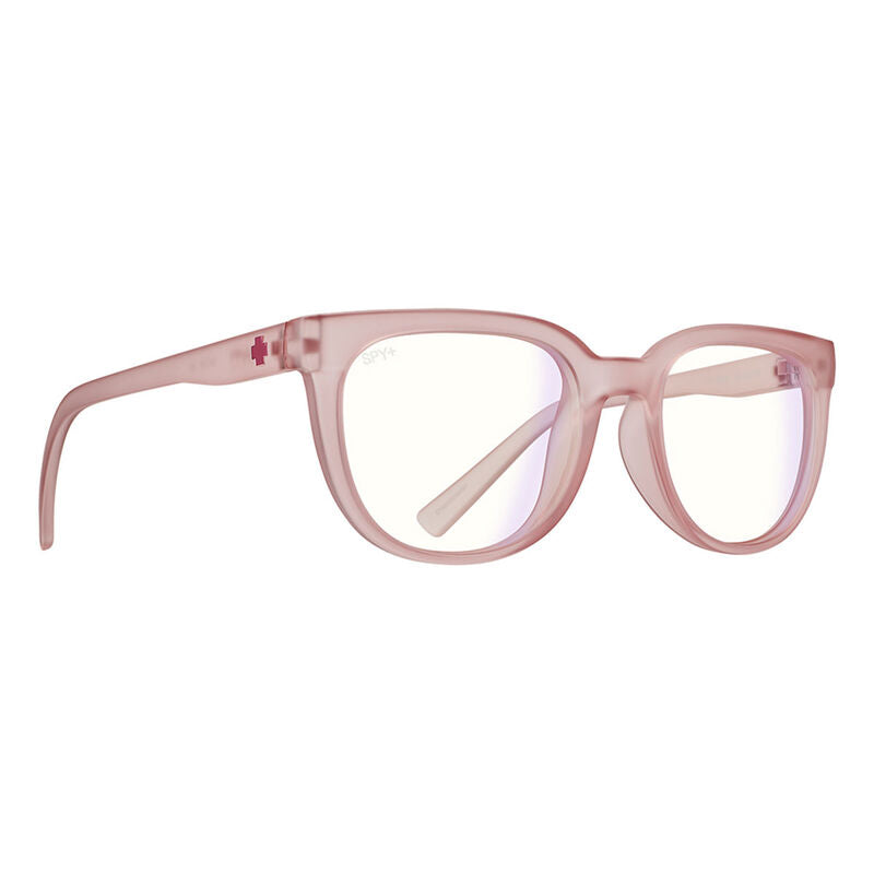 Spy Bewilder Screen Eyeglasses  Matte Translucent Rose Medium M-L 54-61