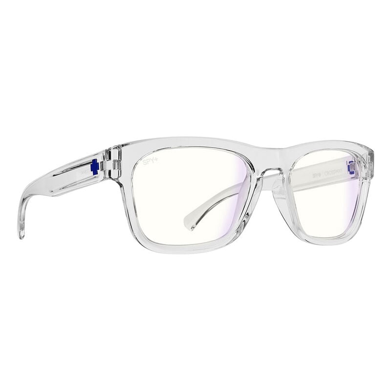 Spy Crossway Screen Eyeglasses  Translucent Light Blue Medium M-L 54-61