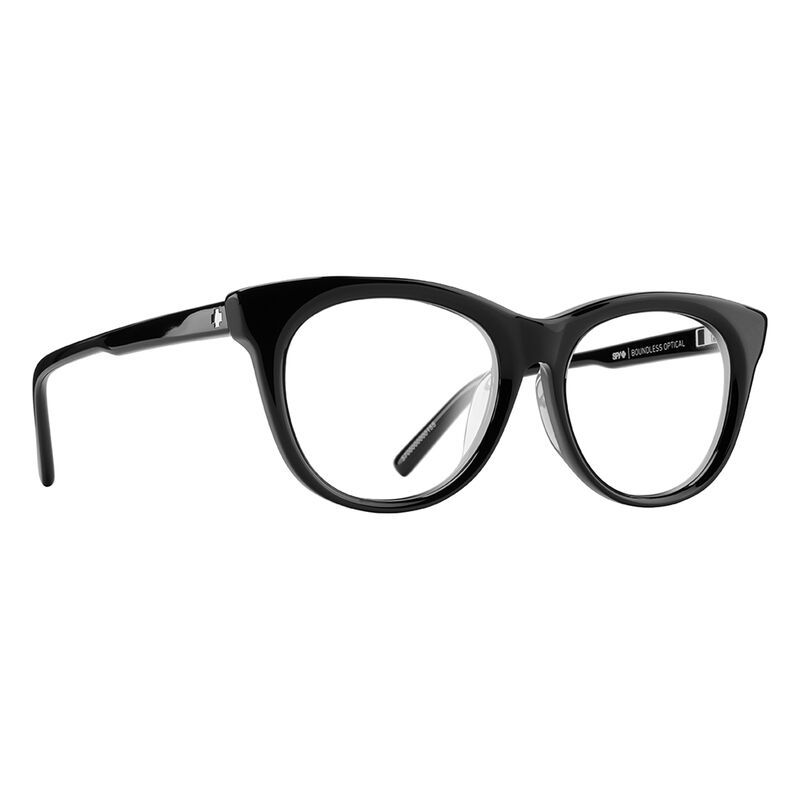 Spy Boundless Optical 53 Eyeglasses  Black Medium, Medium-Large XS 51-53