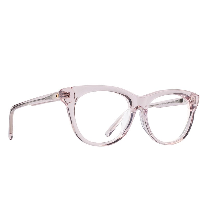 Spy Boundless Optical 53 Eyeglasses  Soft Translucent Blush Medium, Medium-Large XS 51-53