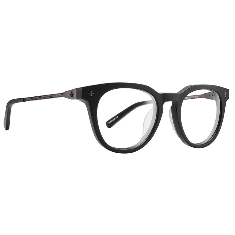 Spy Kaden Fusion 50 Eyeglasses  Matte Black Brushed Black Medium-Large XXS 48-51