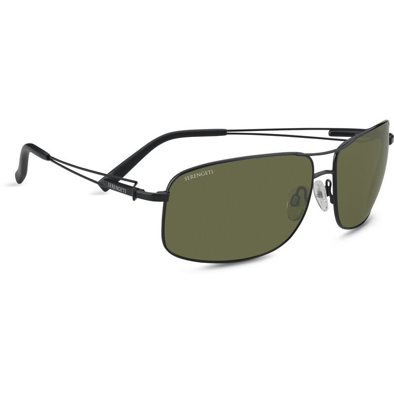 Serengeti Sassari Sunglasses  Matte Black One Size