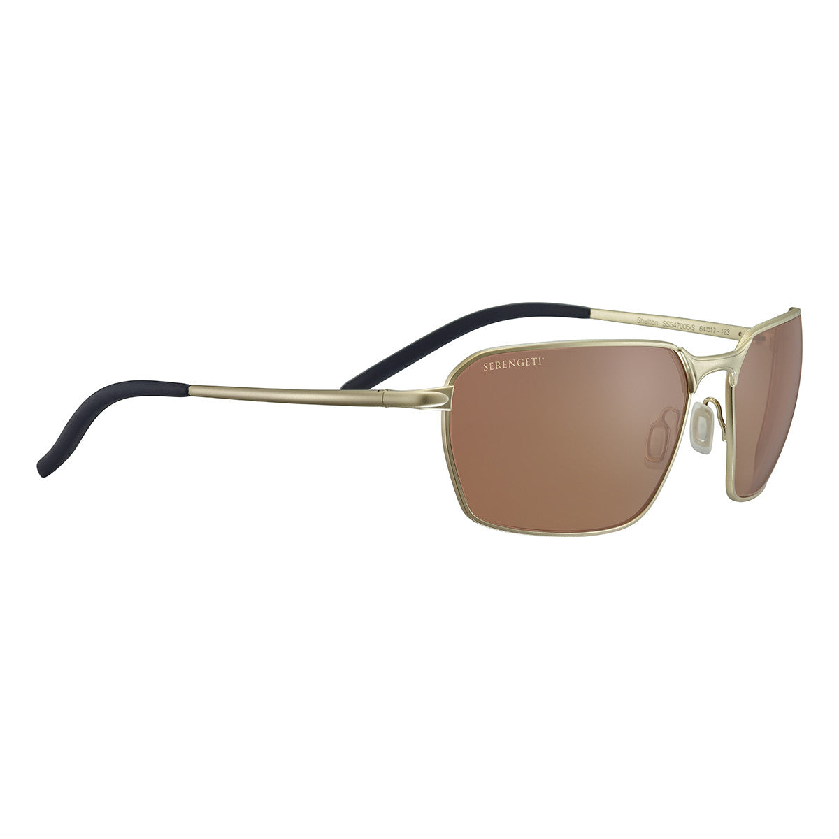 Serengeti Shelton Sunglasses  Matte Light Gold Medium, Large