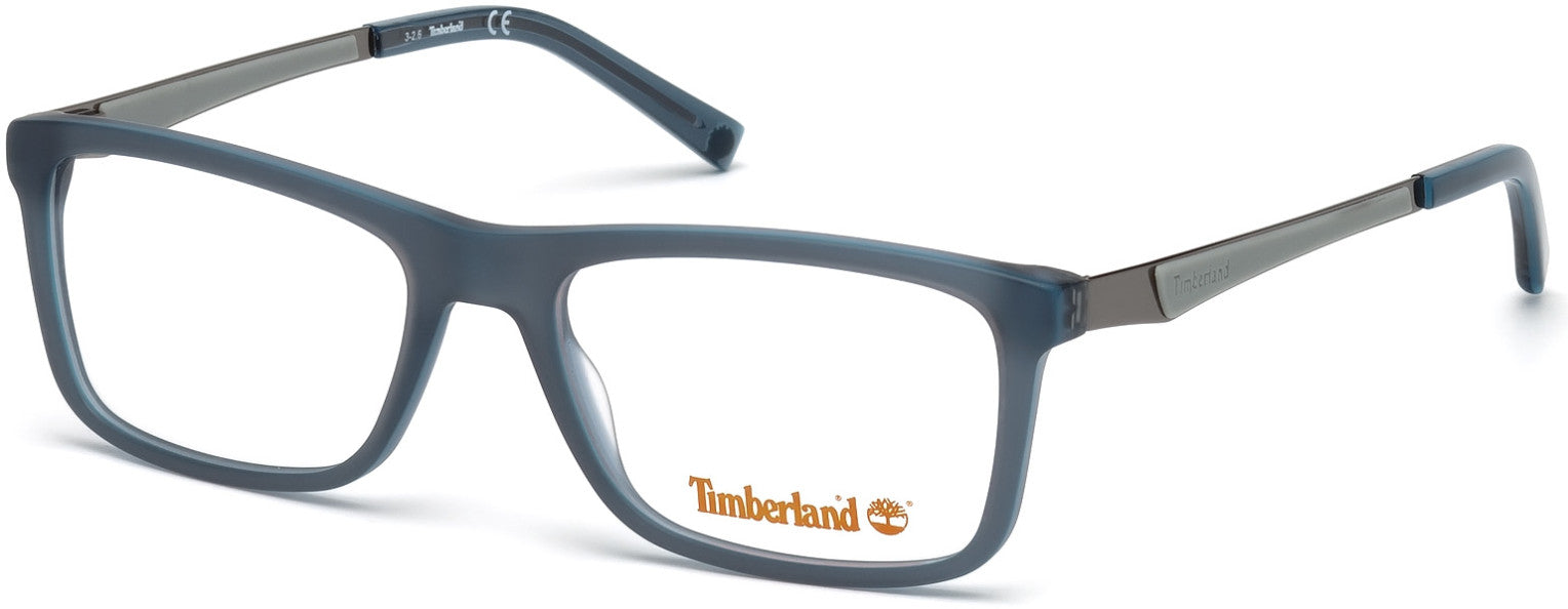 Timberland TB1565 Rectangular Eyeglasses 091-091 - Matte Blue