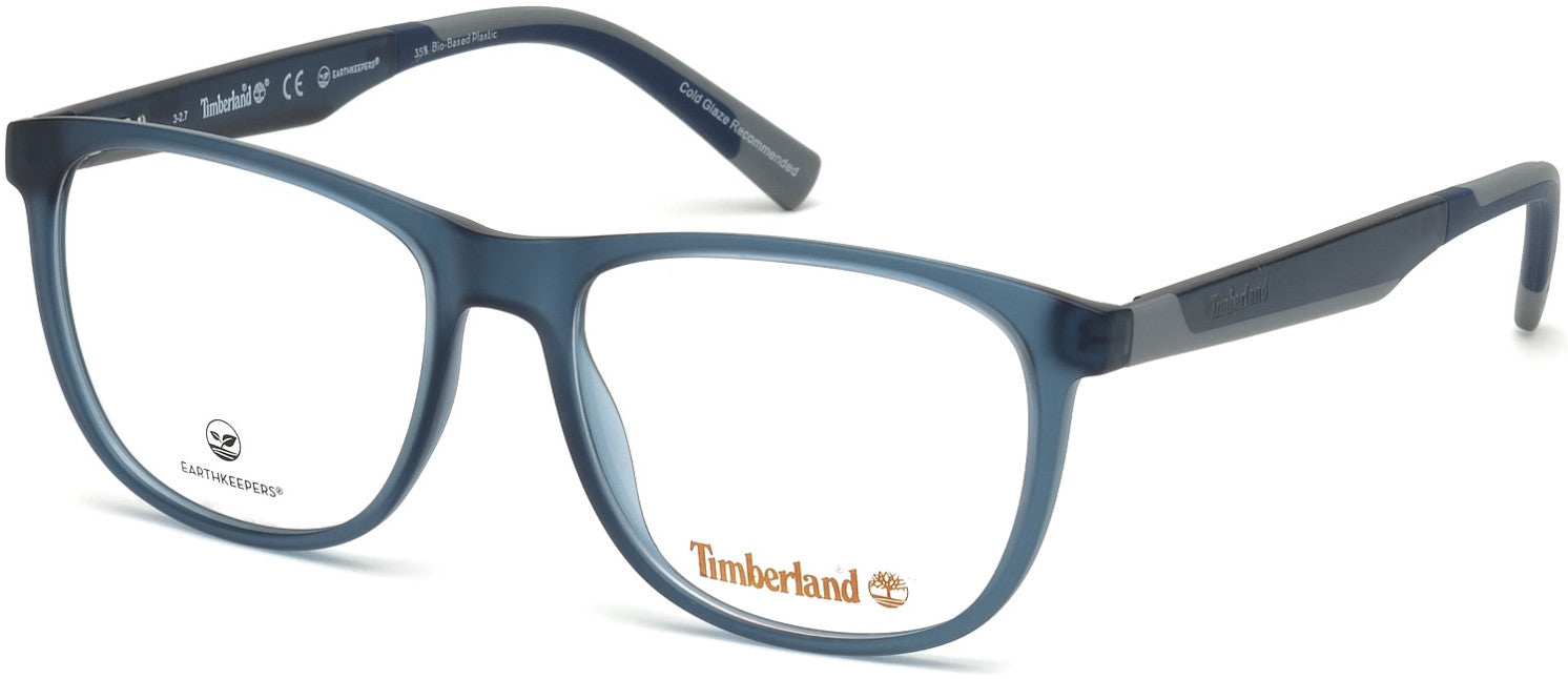 Timberland TB1576 Square Eyeglasses 091-091 - Matte Blue