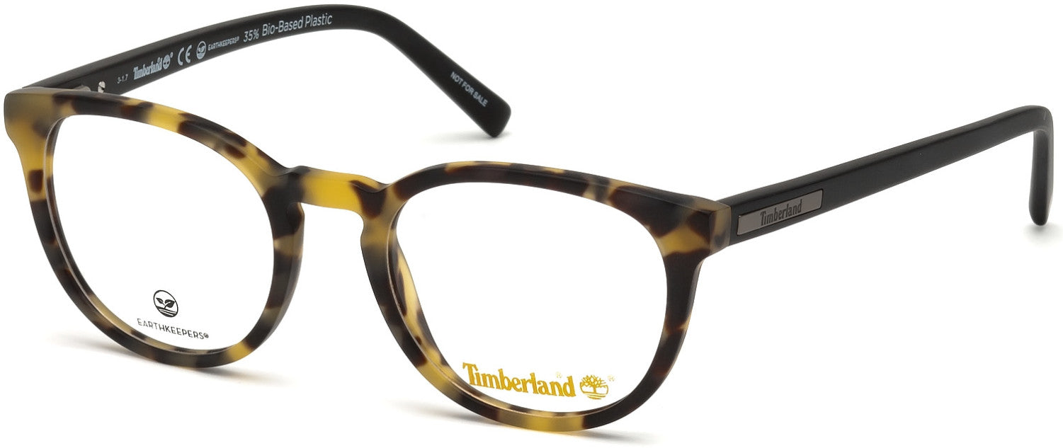 Timberland TB1579 Round Eyeglasses 056-056 - Havana