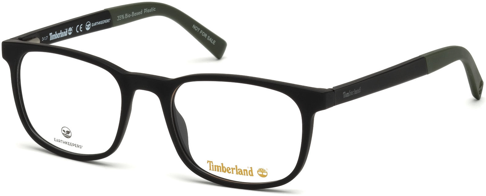 Timberland TB1583 Rectangular Eyeglasses 002-002 - Matte Black