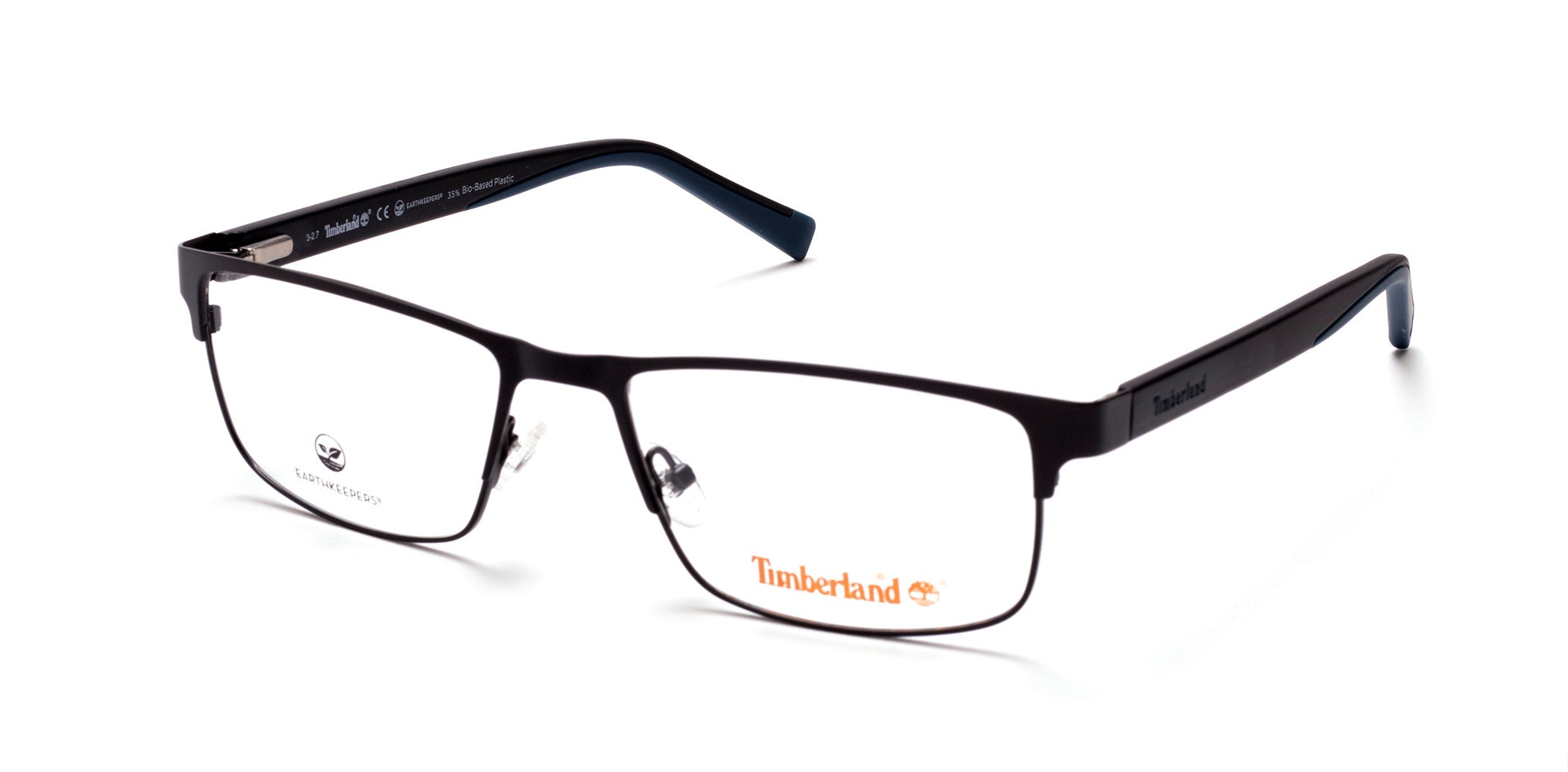 Timberland TB1594 Rectangular Eyeglasses 005-005 - Black